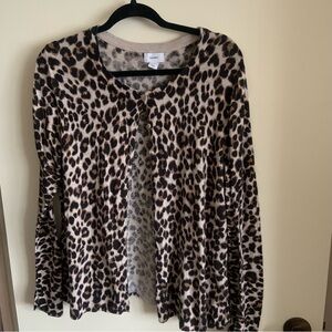 Leopard Print Women's Caridigan